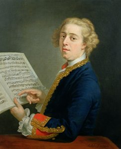 Portret van Francesco Geminiani (1687-1762), Italiaanse violist